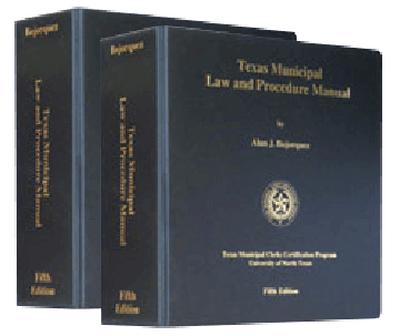 Texas Municipal Law Procedure Manual